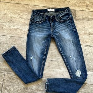 BKE Stella jeans. They have been hemmed to a 30” length.